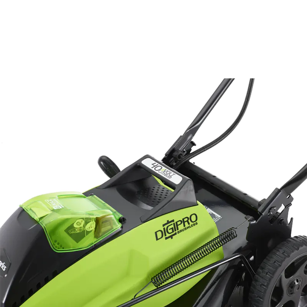 Аккумуляторная газонокосилка Greenworks GD40LM45K4 40В (1 x 4 Ач, ЗУ) нож 45 см, 2500407UB