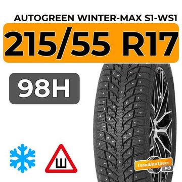 Autogreen Winter-Max S1-WS1 215/55 R17 98H XL шип.