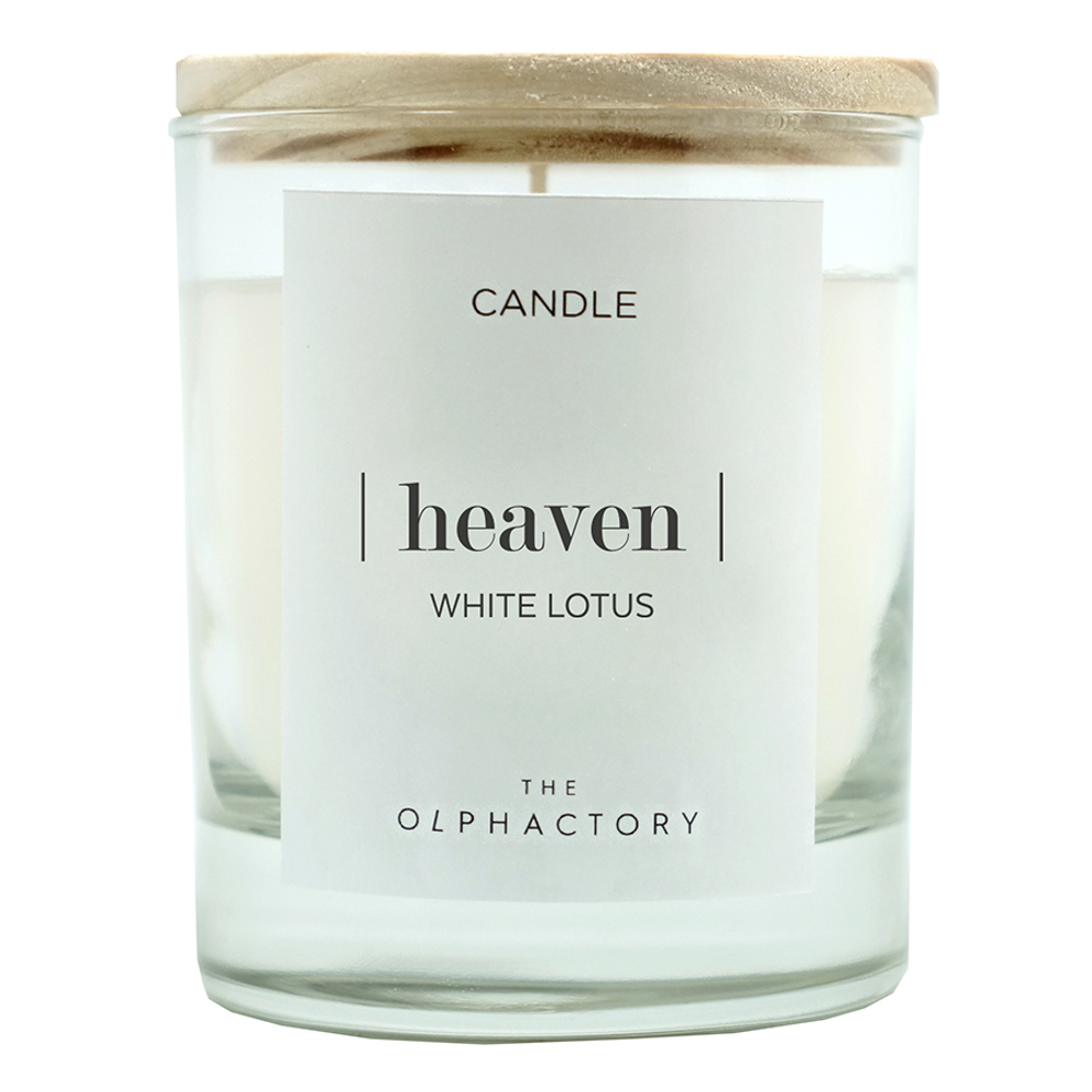 Свеча ароматическая the olphactory, heaven, Белый лотос, 40 ч