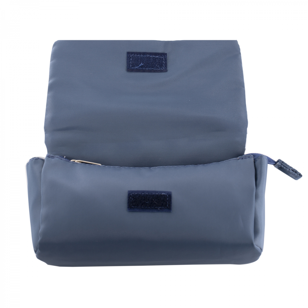 Пенал - косметичка Alingar, ткань, молния, боковой карман, липучка, 200 х 90 х 45 мм, "Modern TIMES", коричневый/хаки, дизайн клетка, европодвес