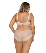 Бюстгальтер plus size с полусшивными чашками с изысканным кружевом (Размер: 90G) (Цвет: белый)