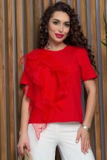 Блуза Риана (красная) Б13309-5М LT Collection