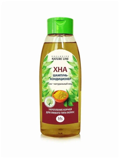 Exclusive Nature Line Шампунь- Кондиционер ХНА укрепление корней волос 500мл