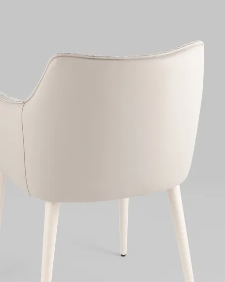 Стул Fest слоновая кость букле с экокожей