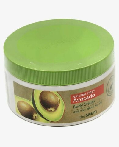 The SAEM Крем для тела с экстрактом авокадо Natural Daily (Care Plus) Avocado Body Cream, 300 мл.