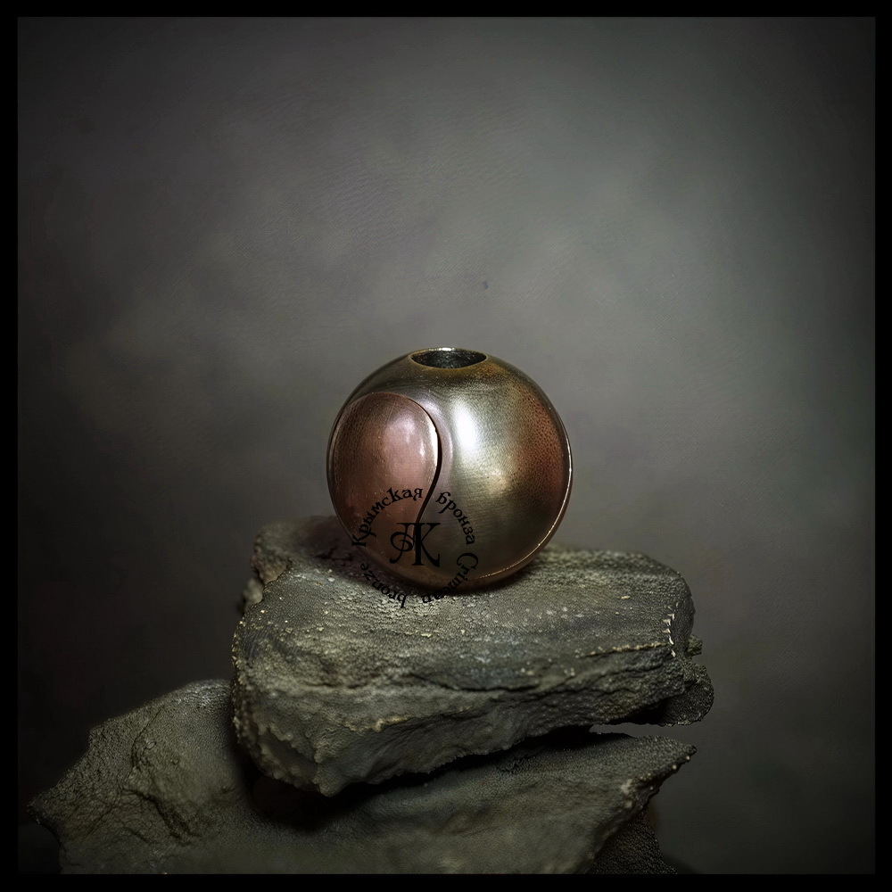 Темлячная бусина "Сфера 2023" для ножей , биметалл