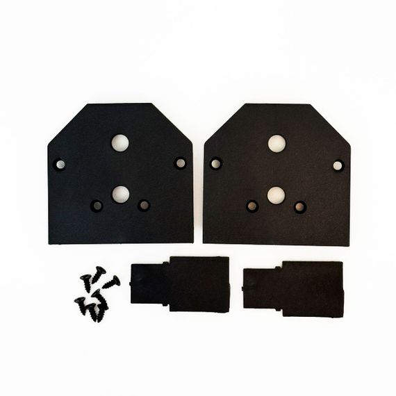 Заглушка для встраиваемого магнитного трека в натяжной ПВХ потолок, в комплекте 2 шт Crystal Lux Space CLT 0.234 06 BL