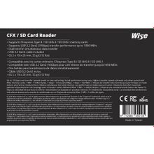 Wise Advanced CFexpress Type B / SDXC USB 3.2 Gen 2 Type-C Картридер