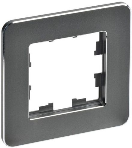 Рамка 1-м BRITE РУ-1-1-Бр метал. титан RE IEK BR-M12-M-01-K48