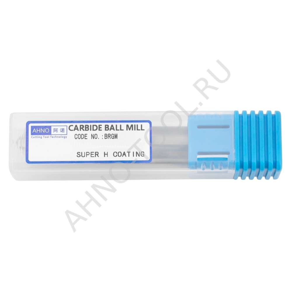 Фреза твердосплавная сферическая  8мм (L=60, l=16, хв=8) Z4 35° по стали, нерж., чугуну BRGM-4B-R4.0