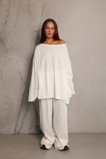 Лонгслив OVER из трикотажа