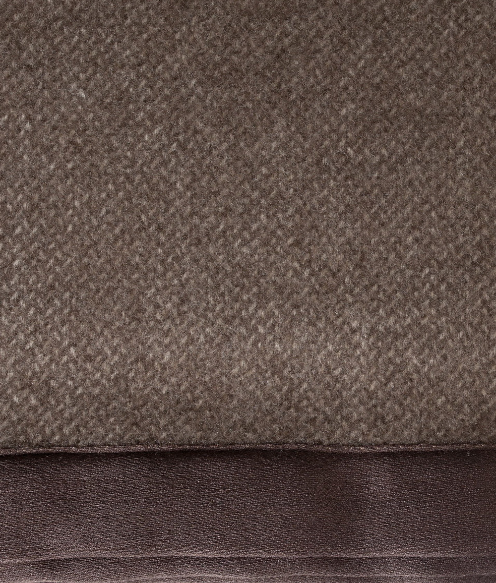 Плед-покрывало шерстяное 220x250 CO.BI. Tibet коричневое фото