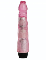 Розовый вибратор-реалистик - 22,5 см. (Цвет: розовый)