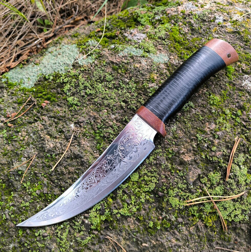 Нож НС-08 (Х50СrМо15) гравировка (Златоуст)