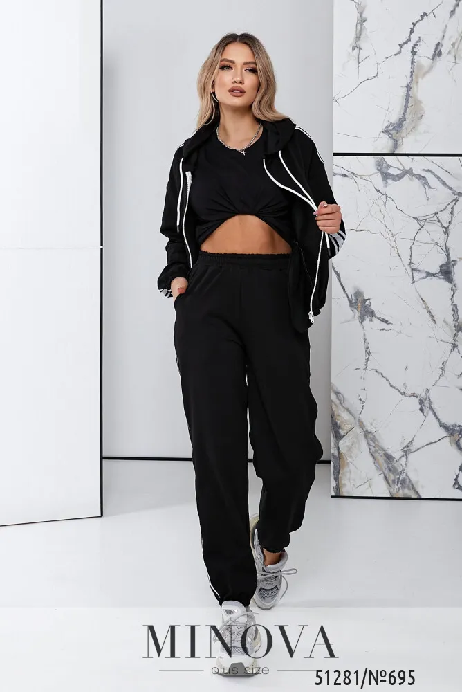 Костюм 695-черный Minova