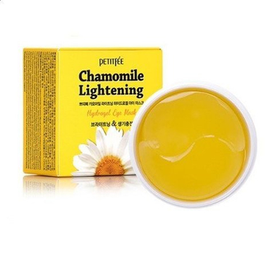 Petitfee Патчи осветляющие с экстрактом ромашки - Chamomile lightening hydrogel eye mask, 60шт