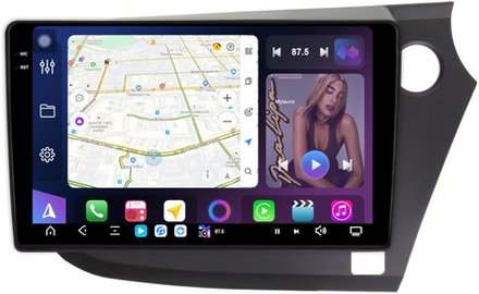 Магнитола для Honda Insight 2 2009-2014 (правый руль) - FarCar GX9-22-304 монитор 9.5" 2K QLED на Android 14, TS20, 6+128Гб, CarPlay, 4G SIM-слот