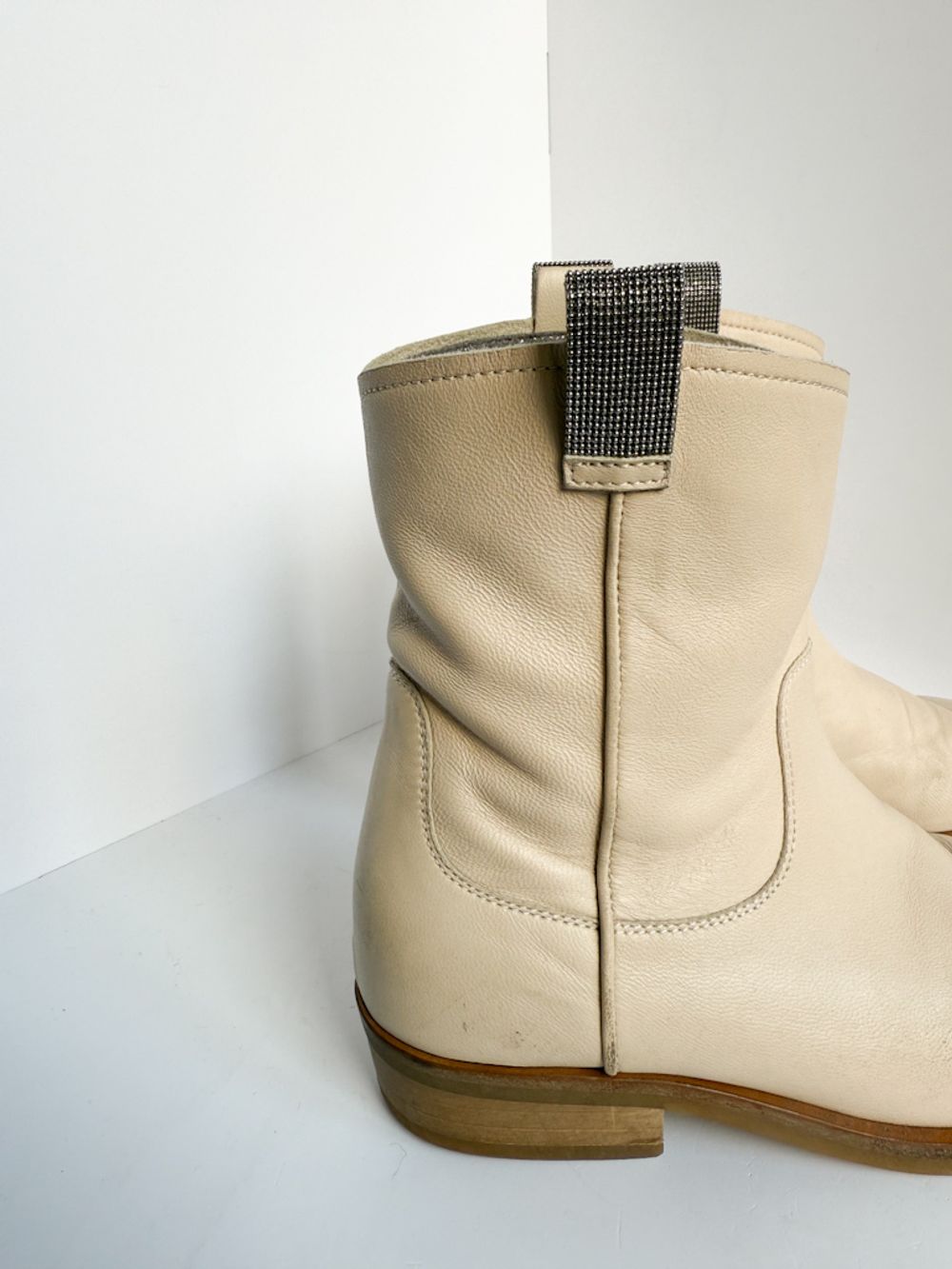 Кожаные полусапожки Brunello Cucinelli, 33