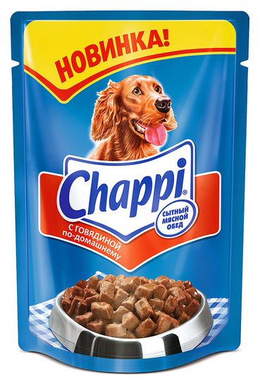 Chappi пауч говядина по-домашнему 85 г