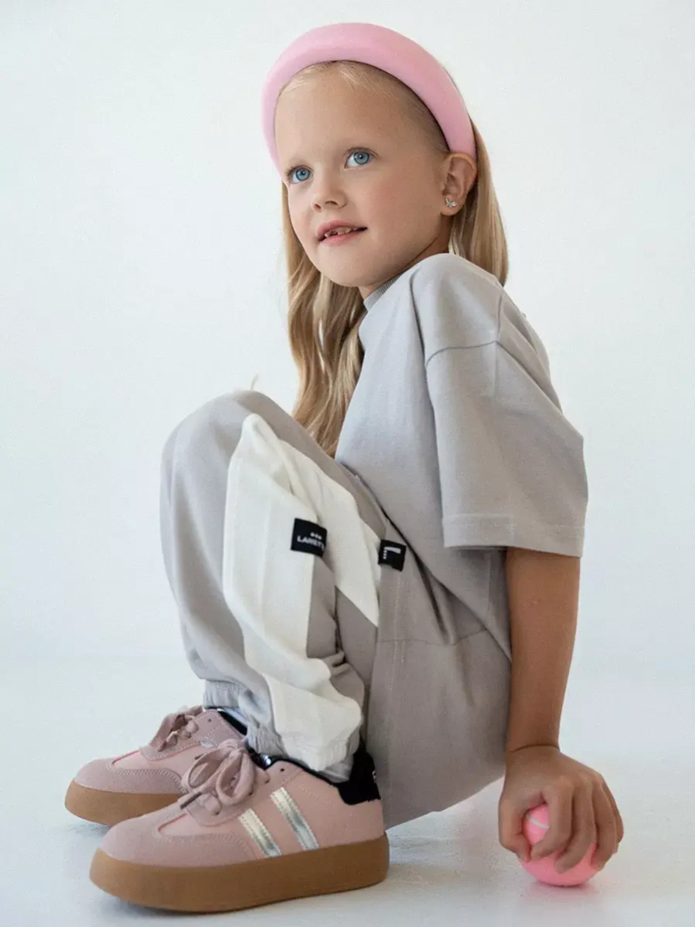 Штаны для мальчика спортивные бежевые