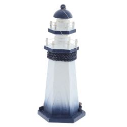 GAEM Фигурка декоративная "Маяк" (подсветка 3xLR44) , L11,5 W10 H26,5 см . 4в.
