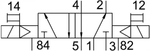 JMVH-5-1/4-B Распределитель с электроуправлением