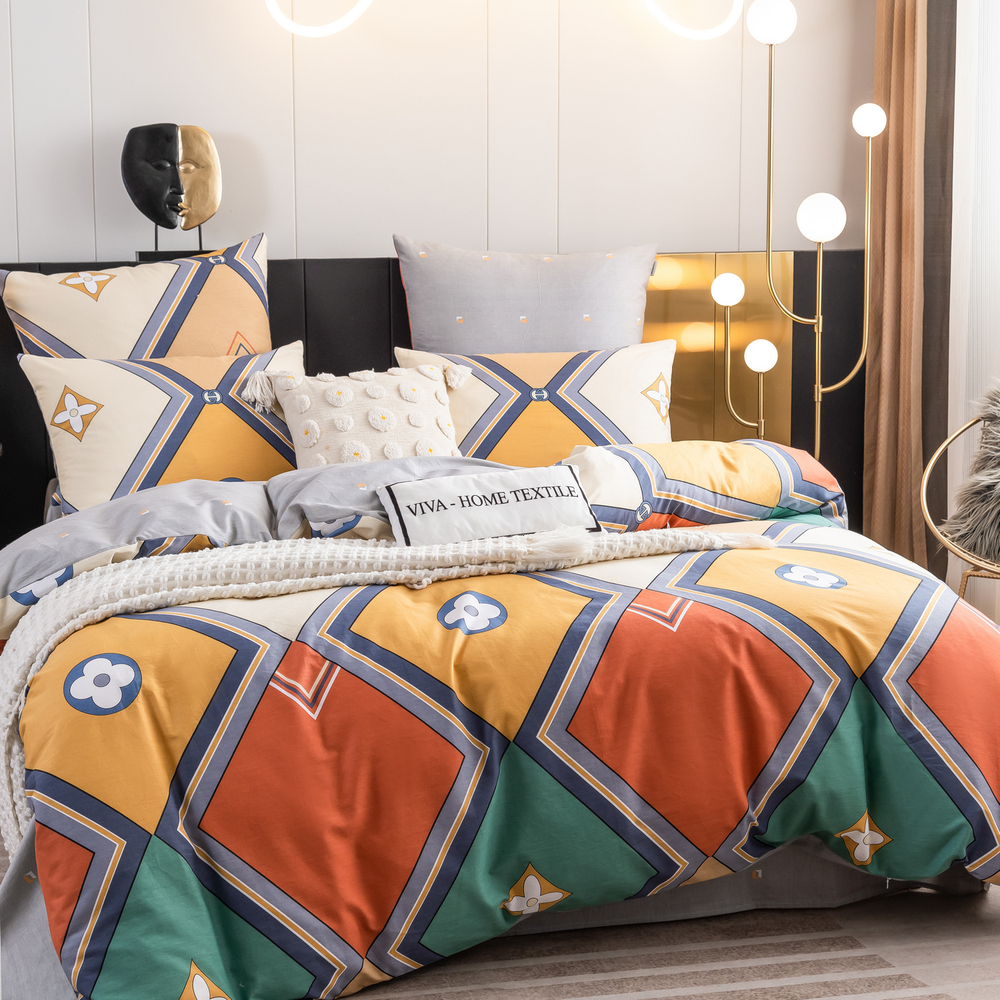 Комплект постельного белья Люкс Сатин 100% хлопок A283