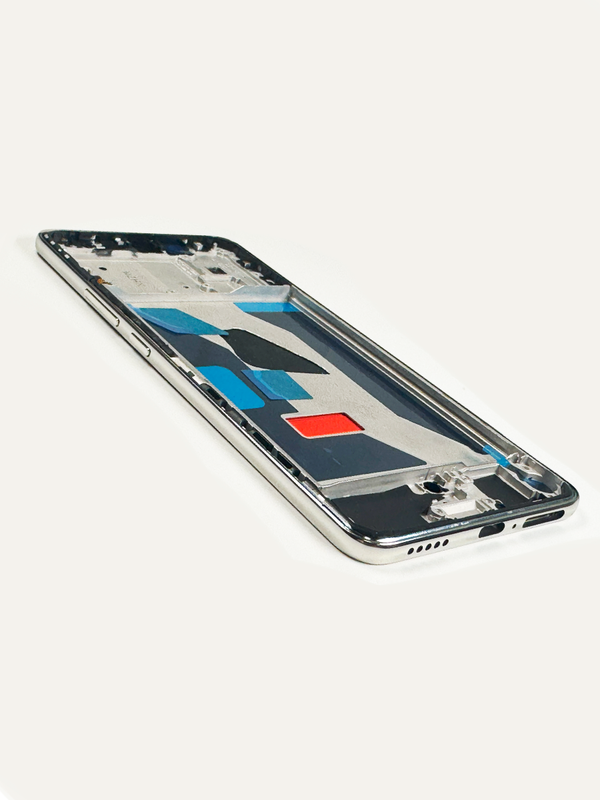 Рамка (средняя часть корпуса) для  IQOO Z10 серебряная (Silver)