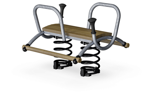 Качалка на двойной пружине