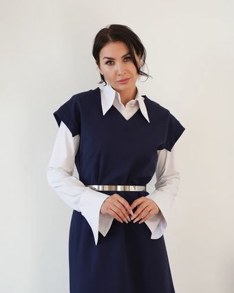 Платье из трикотажа джерси