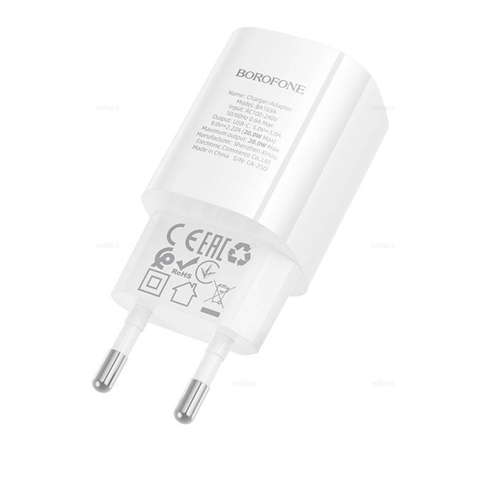 Зарядное устройство PD20W Borofone BA103A (white)