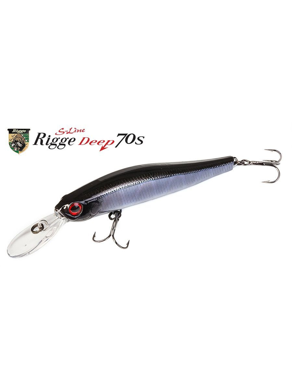 Воблер для рыбалки ZIPBAITS Rigge Deep S-Line ZB-RD-70S, 70мм, 6.4гр., заглубление 1.5-2.0м., цвет 313R, тонущий