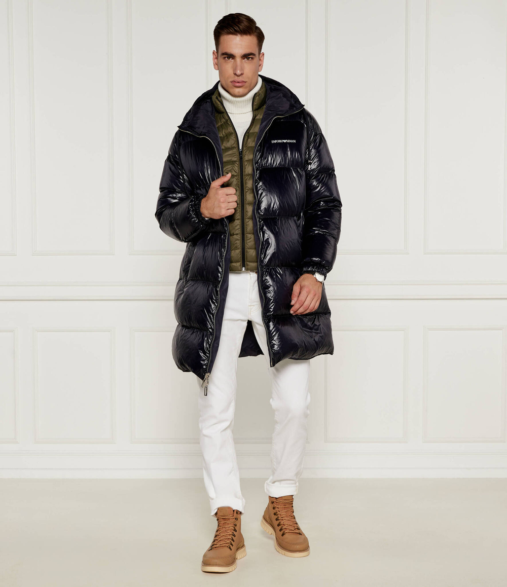 двухсторонняя пуховая куртка giacca piumino Emporio Armani - черный(6L1L83 1NNBZ)