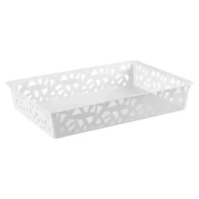 Корзинка универсальная 340х60 мм XL, 4,2л, Белый