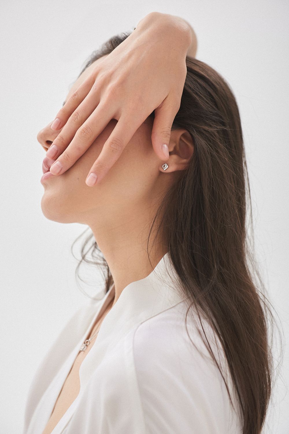 Серьги Crystal Square с горным хрусталем