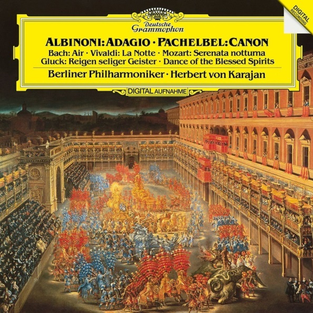 Berlin Philharmonic, Herbert von Karajan / Albinoni, Pachelbel, Bach, Vivaldi, Mozart, Gluck (LP)