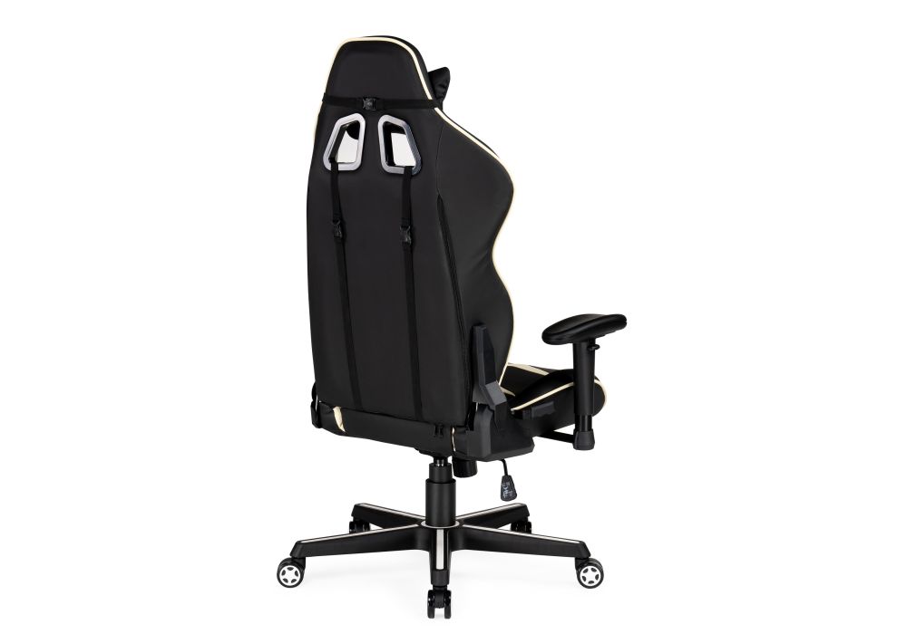 Компьютерное кресло Racer черное / бежевое