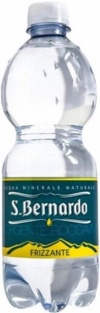 Вода природная минеральная Сан Бернардо Фриззантэ / San Bernardo Frizzante 0.5 - пэт