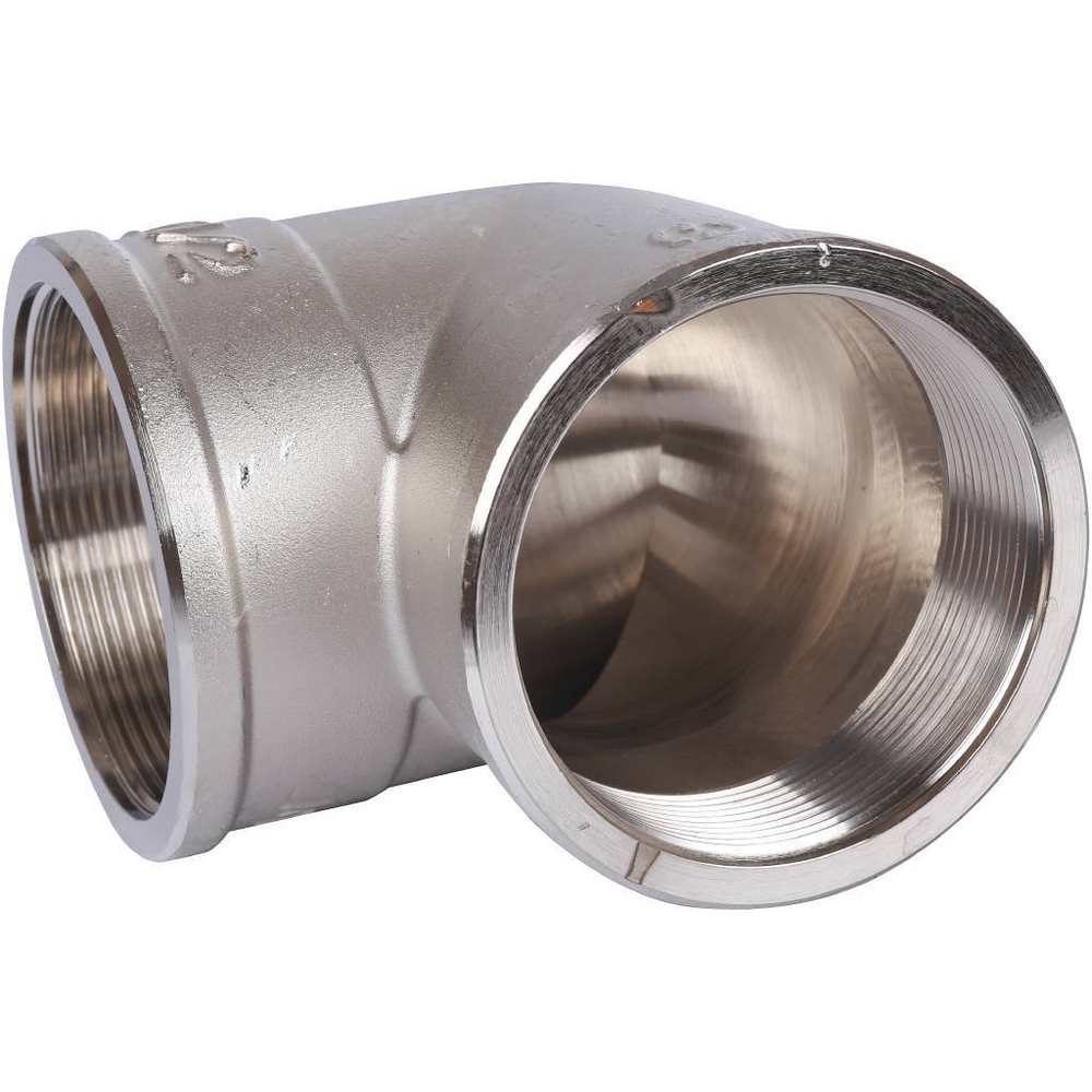 Угольник STOUT никелированный 2 1/2" ВР/ВР