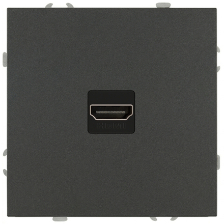 Розетка ЭРА Galaxy 15-3114-06 HDMI IP20 графит
