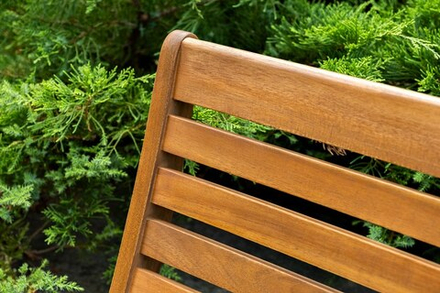 Складной кофейный комплект из акации Joygarden КАРО с низким столом, слоновая кость