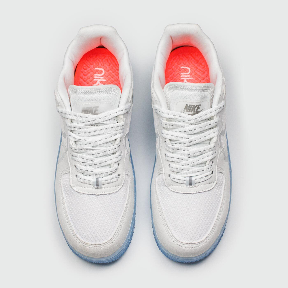 Кроссовки Nike Air Force 1 React Grey Sky Blue Wmns