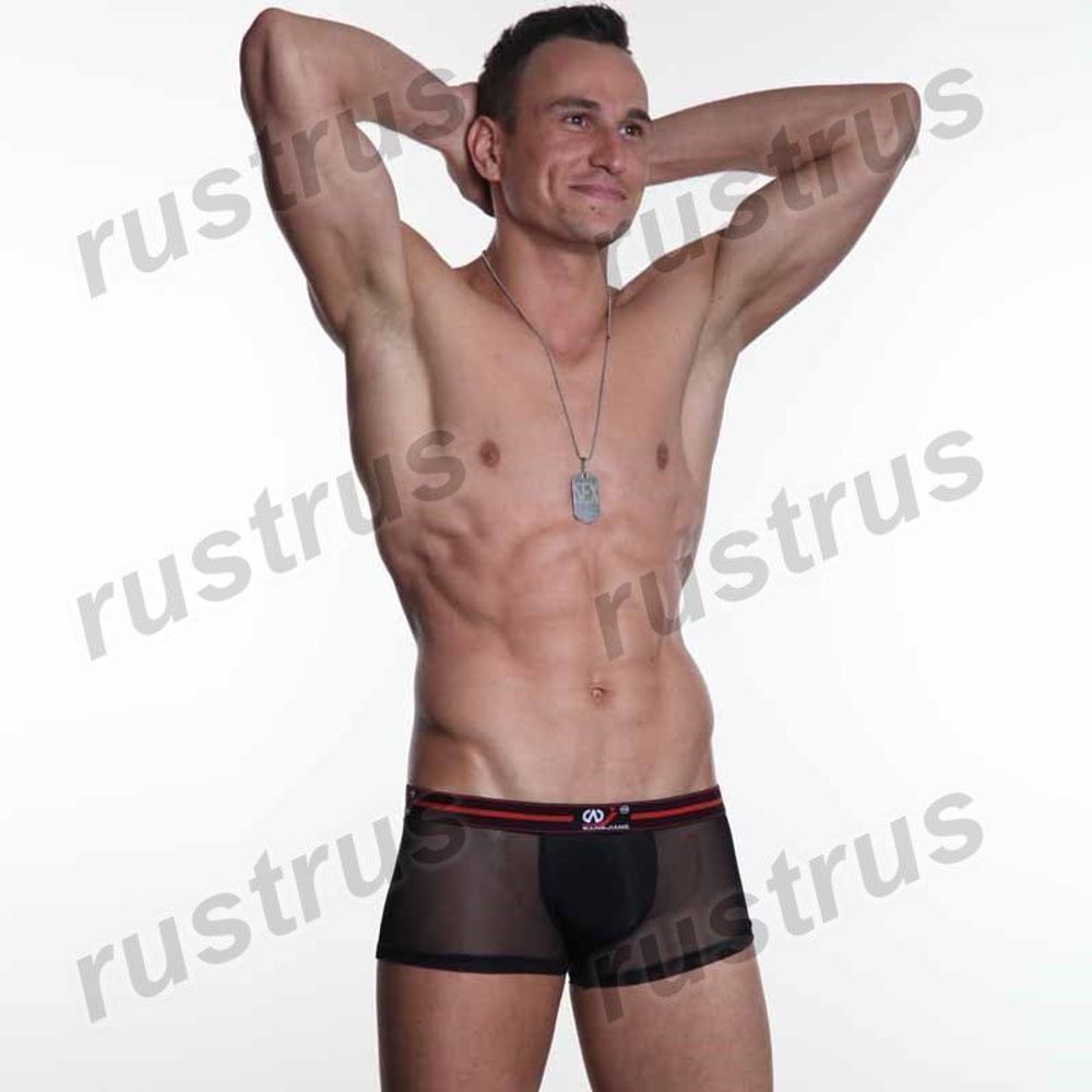 Мужские трусы хипсы черные WANGJIANG WG00106