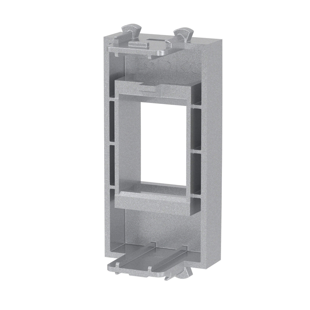 Адаптер без шторки для Keystone, "Avanti", "Закаленная сталь", 1 модуль