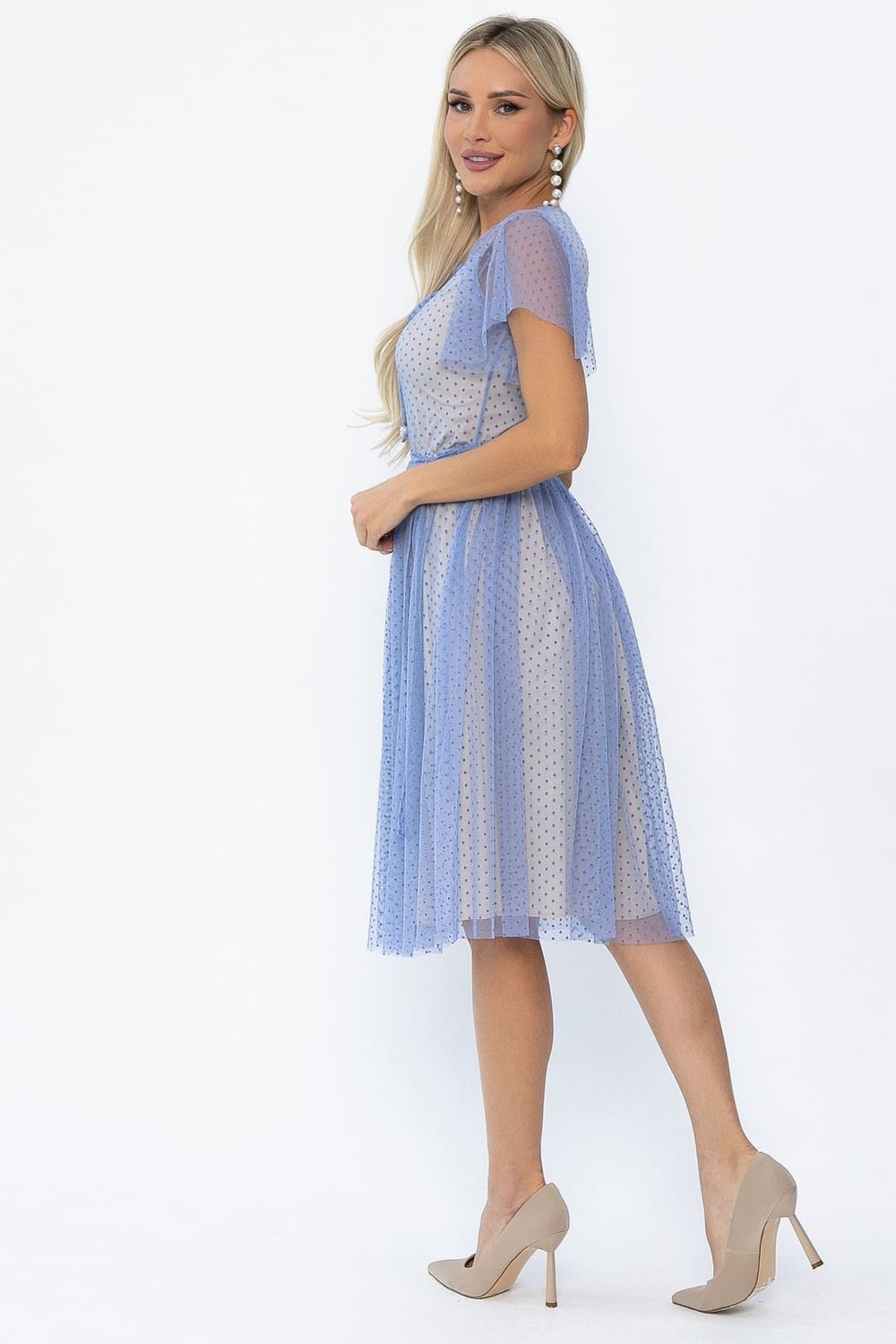 Платье У твоих ног (голубое) П13826-39М LT Collection