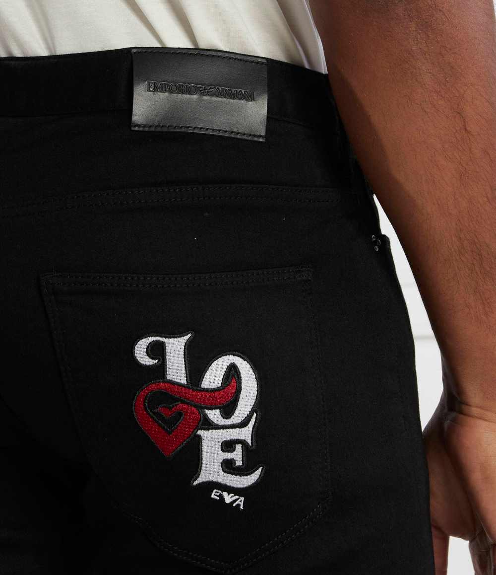 Джинсы j06 Emporio Armani - черный(6R1J06 1DHDZ)