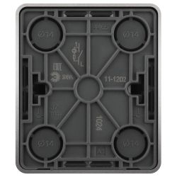 Выключатель ЭРА Эксперт 11-1202-03 с подсветкой IP20 10АХ-250В ОУ алюминий