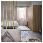 Гардероб - VILHATTEN IKEA/ ВИЛХАТТЕН ИКЕА, 190х98х57 см, коричневый