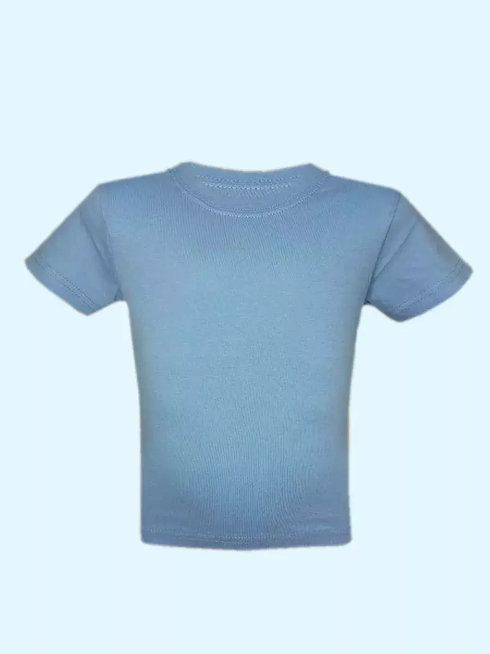 Футболка однотонная для садика и школы