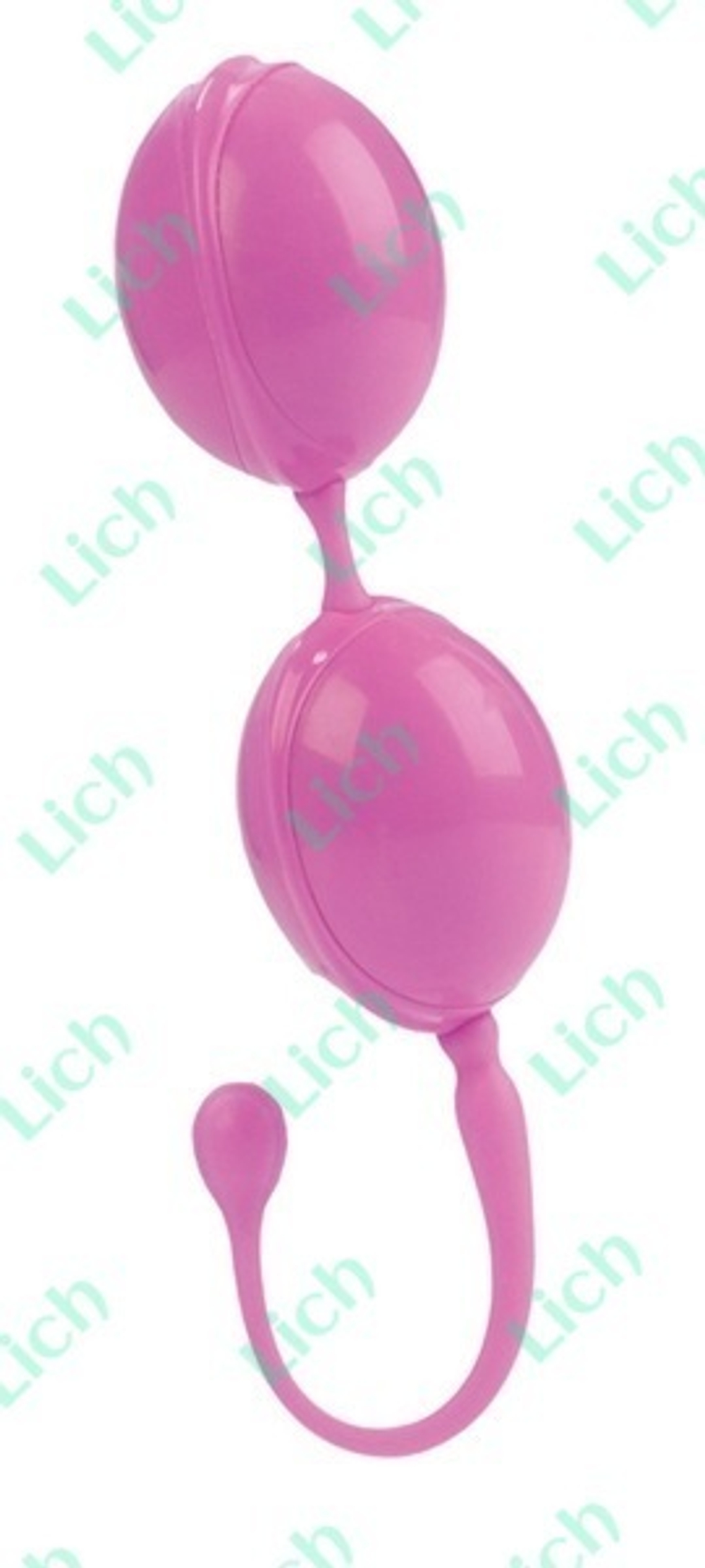 Розовые каплевидные вагинальные шарики LAMOUR